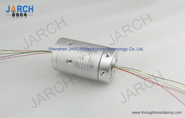 6 przepustów Elektryczny obrotowy pierścień ślizgowy 2A prądu z obudową ze stopu aluminium