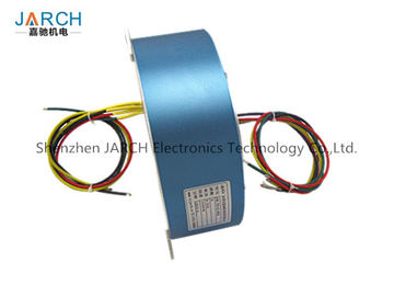 2A ~ 80A Pierścień ślizgowy z otworem o średnicy 120 mm / Obrotowy interfejs elektryczny Dostępny z Ethernetem