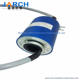 Sprzęt medyczny 60mm przez otwór obrotowy pierścień ślizgowy 250 ~ 500RPM dla elektrycznego pierścienia ślizgowego
