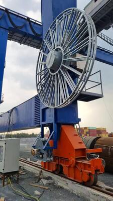 Heavy Duty Crane Cable Reel Providing Stable Cable Winding and Unwinding Capabilities Ideal for in Overhead Crane Systems