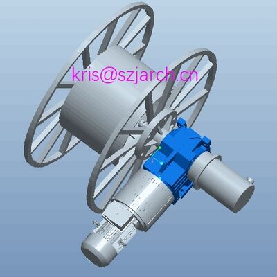 Wytrzymałe cewki kablowe żurawia do zastosowań przemysłowych ciężkich, zapewniające zarządzanie kablami i wydłużenie okresu użytkowania