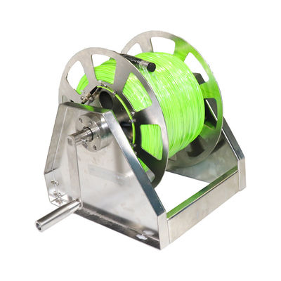SS304 Kabel światłowodowy Bęben ślizgowy Pierścień obrotowy Złączka ręczna Ręczny bęben kablowy
