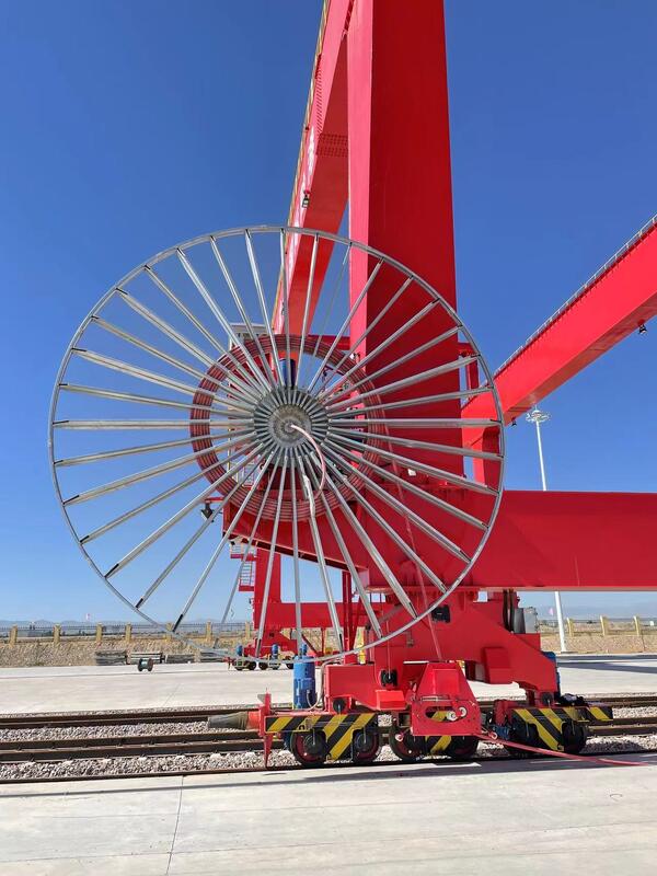 Fiber Optics Crane Cable Reel VFD Motor Driven Designed for Hoisting Equipment