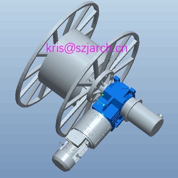 Wytrzymałe cewki kablowe żurawia do zastosowań przemysłowych ciężkich, zapewniające zarządzanie kablami i wydłużenie okresu użytkowania